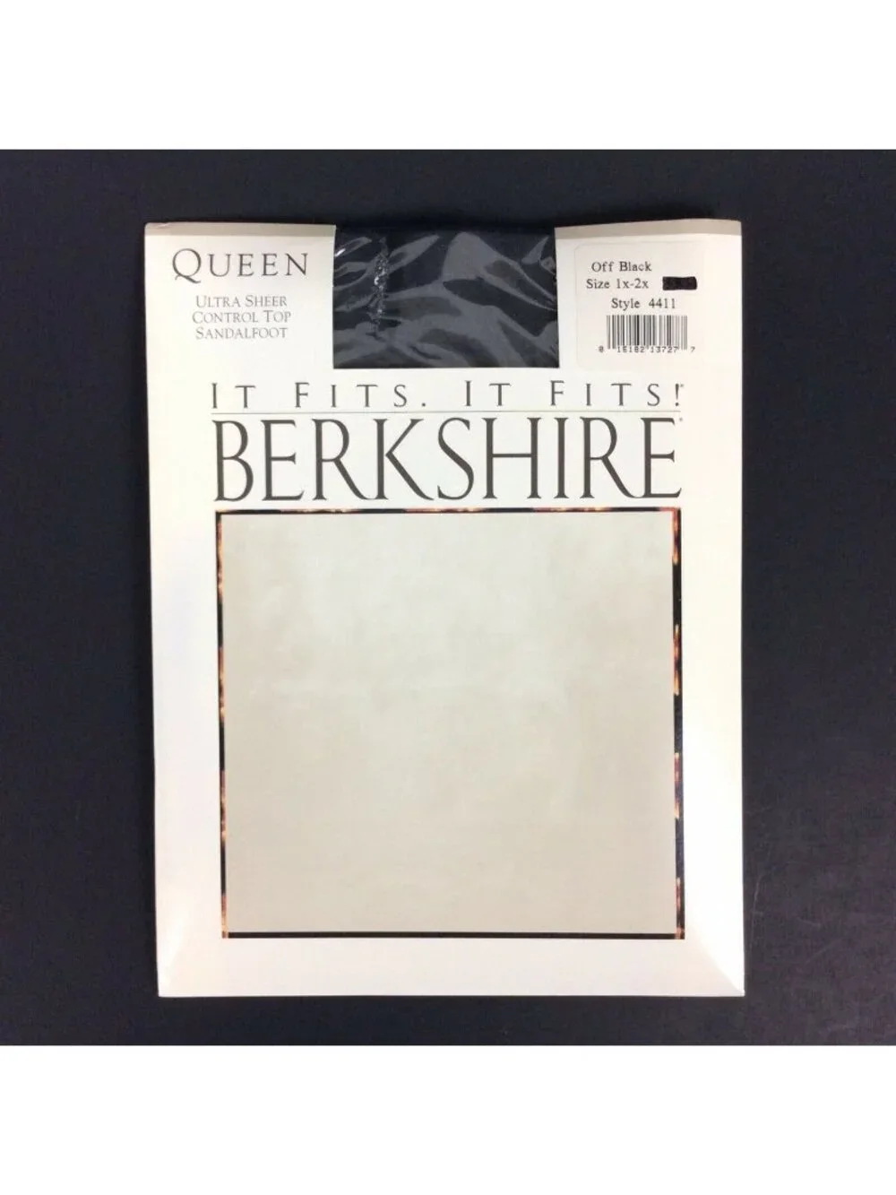 Berkshire Queen Ultra Sheer Control Top Sandalfoot Pantyhose Plus Size 1X-2X Off